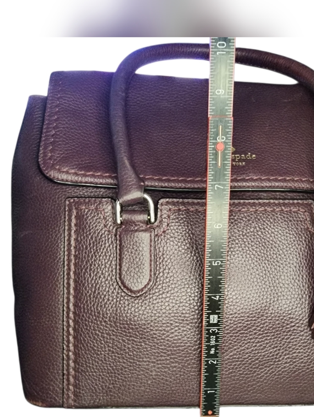 Kate Spade New York McCall Street "Nicole" Satchel In Plum - Picture 8 of 11